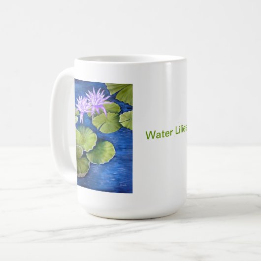 Waterlelies Koffiemok (Voorkant links)
