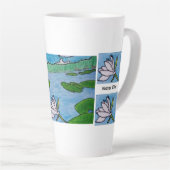 Waterlelies Latte Mok (Rechterhoek)