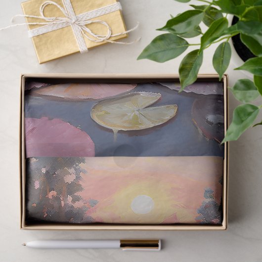 Waterlelies Lelie Pads Schilderij Decoupage Tissuepapier (Geschenk)