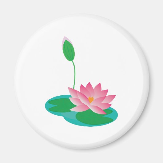 Waterlelies Magneet (Voorkant)