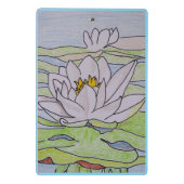 Waterlelies Mini Klembord (Achterkant)