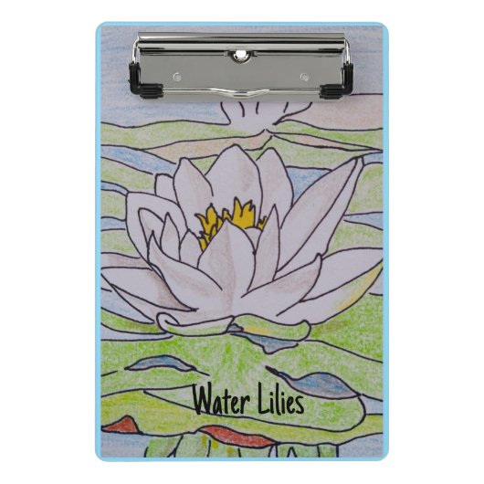 Waterlelies Mini Klembord (Voorkant)