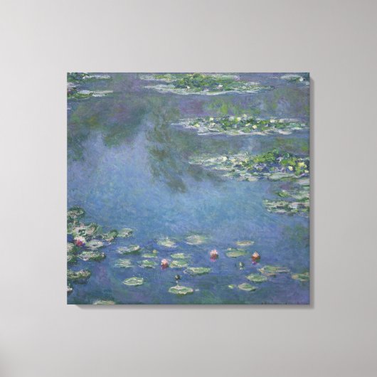 Waterlelies Monet 1906 Canvas Afdruk (Voorkant)