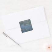 Waterlelies Monet 1906 Vierkante Sticker (Envelop)