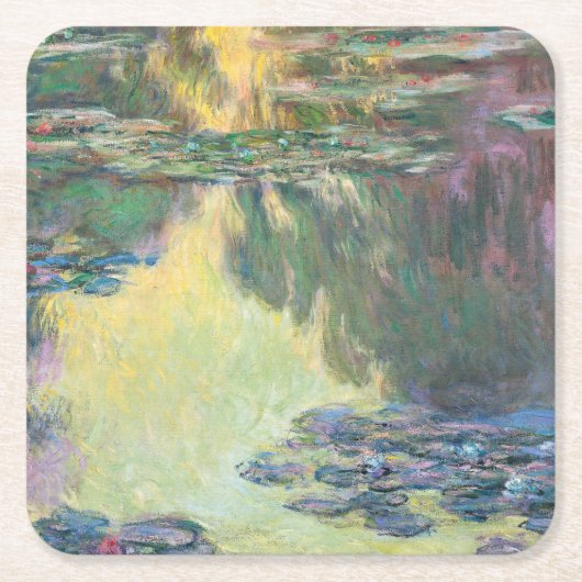 Waterlelies, Monet Kartonnen Onderzetters (Voorkant)