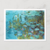 Waterlelies Nymphaeas Claude Monet Briefkaart (Voorkant)