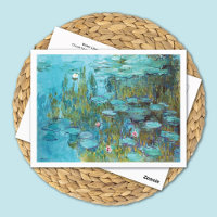 Waterlelies Nymphaeas Claude Monet