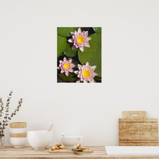 Waterlelies Poster (Keuken)