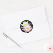 Waterlelies Ronde Sticker (Envelop)