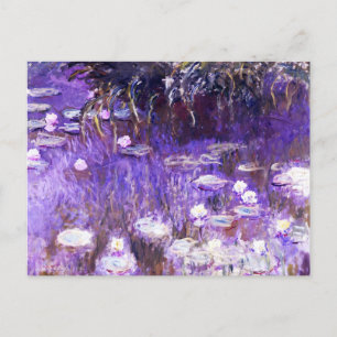 Waterlelies schilderij van Claude Monet Briefkaart