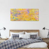 Waterlelies Schilderij van Monet Canvas Afdruk (Insitu (Slaapkamer))