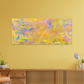 Waterlelies Schilderij van Monet Canvas Afdruk (Insitu (Woonkamer))