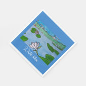 Waterlelies Servet (Hoek)