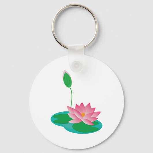 Waterlelies Sleutelhanger (Voorkant)