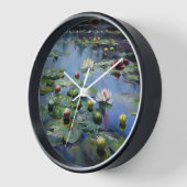 Waterlelies Softball Wall Clock (Hoek)