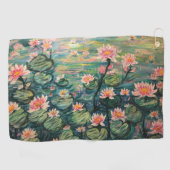 Waterlelies Tennis en Golf Towel Golfhanddoek (Horizontaal)
