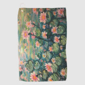 Waterlelies Tennis en Golf Towel Golfhanddoek (Voorkant)