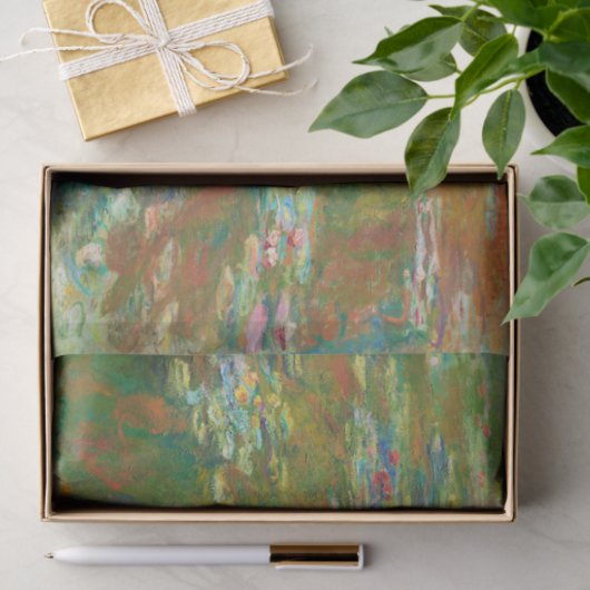 Waterlelies van Claude Monet Decoupage Tissuepapier (Geschenk)