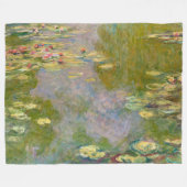 Waterlelies van Claude Monet Fleece Deken (Voorkant (Horizontaal))