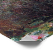 Waterlelies van Claude Monet, Klassieke Kunst Vint Poster (Hoek)