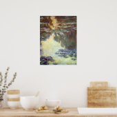 Waterlelies van Claude Monet, Klassieke Kunst Vint Poster (Keuken)