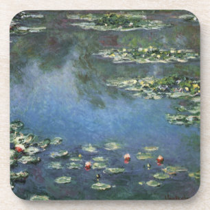Waterlelies van Claude Monet, Oude Bloemen Bier Onderzetter