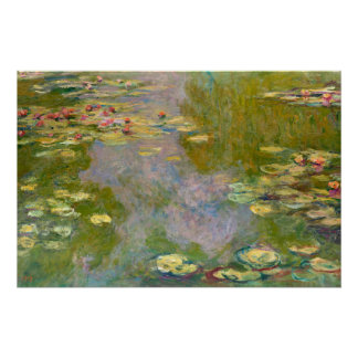Waterlelies van Claude Monet Perfect Poster