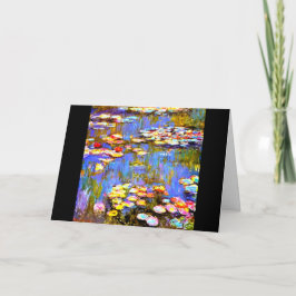 Waterlelies van Claude Monet, Schone Kunsten, Kaart