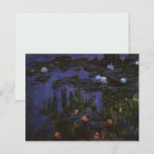 Waterlelies van Claude Monet, Vintage Impressionis (Voorkant / Achterkant)