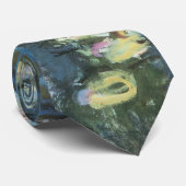 Waterlelies van Claude Monet, Vintage Impressionis Stropdas (Opgerold)
