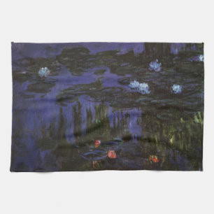 Waterlelies van Claude Monet, Vintage Impressionis Theedoek
