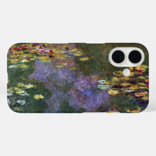 Waterlelies van Claude Monet, Vintage Natuur Kunst iPhone 16 Hoesje