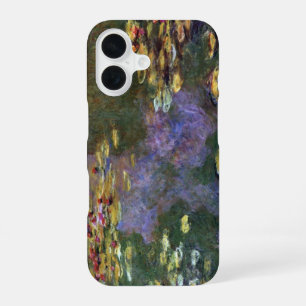 Waterlelies van Claude Monet, Vintage Natuur Kunst iPhone 16 Hoesje