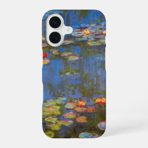 Waterlelies van Claude Monet, Vintage Natuur Kunst iPhone 16 Hoesje