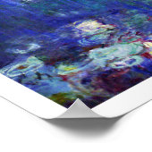 Waterlelies van impressionistische schilder Claude Poster (Hoek)