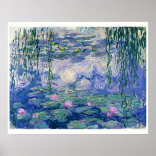 Waterlelies van Monet   30-inch x24 Poster