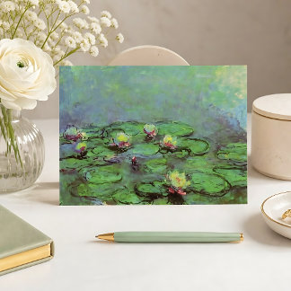 Waterlelies van Monet Briefkaart