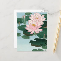 Waterlelies van Ohara Koson