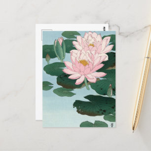 Waterlelies van Ohara Koson Briefkaart