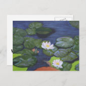 Waterlelies van Vermeer Briefkaart (Voorkant / Achterkant)