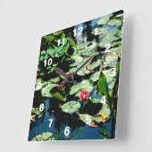 Waterlelies Vierkante Klok (Hoek)