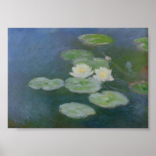 Waterlelies, Vijver van Gogh Beroemd schilderij Poster (Voorkant)