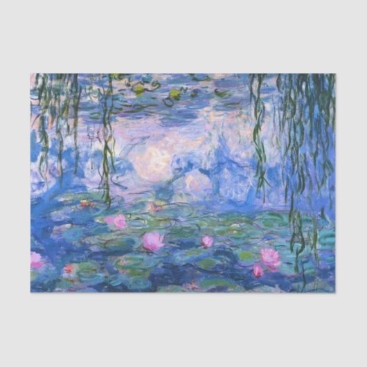Waterlelies Weefselpapier (Claude Monet) Tissuepapier (Voorkant)