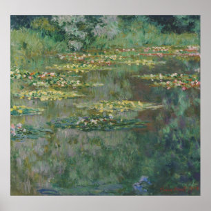 Waterleliesvijver Monet 1904 Poster