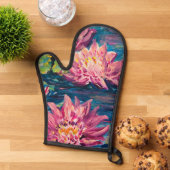 waterlelieverfschilderij ovenwant (Top down)