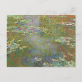 Waterlelievijver (1917–1919) door Claude Monet. Briefkaart