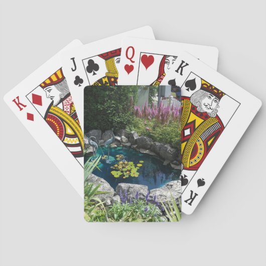Waterlelvijver pokerkaarten (Achterkant)