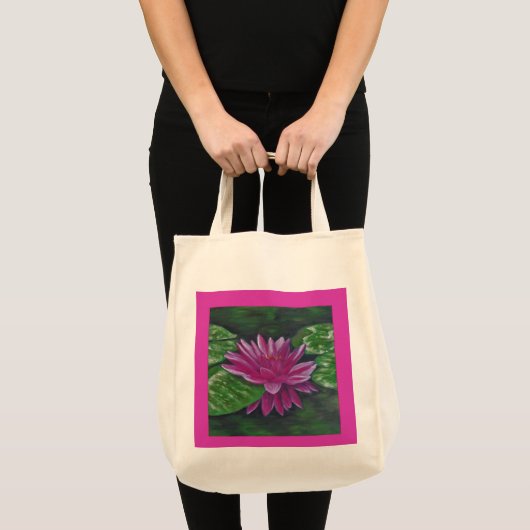Waterlelzak Tote Bag (Voorkant (product))