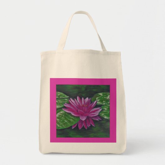 Waterlelzak Tote Bag (Voorkant)