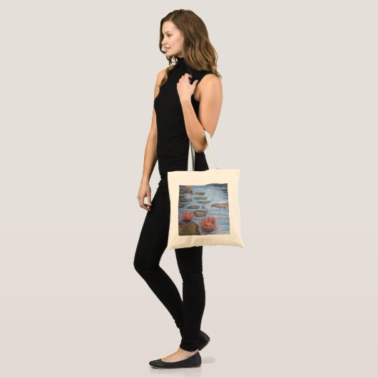 Waterlibinnen Tote Bag (Voorkant (model))